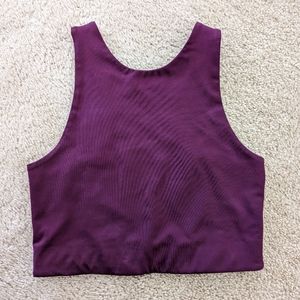 Girlfriend Collective Dylan Plum Bra